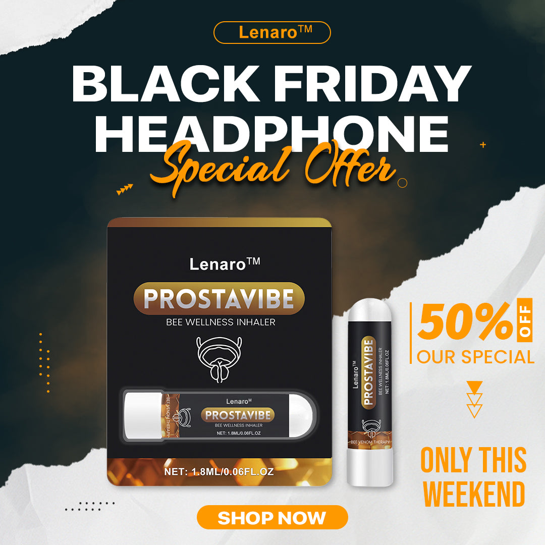 Say goodbye to prostate discomfort🛡️Lenaro™ ProstaVibe Honey Delay Inhaler🎁